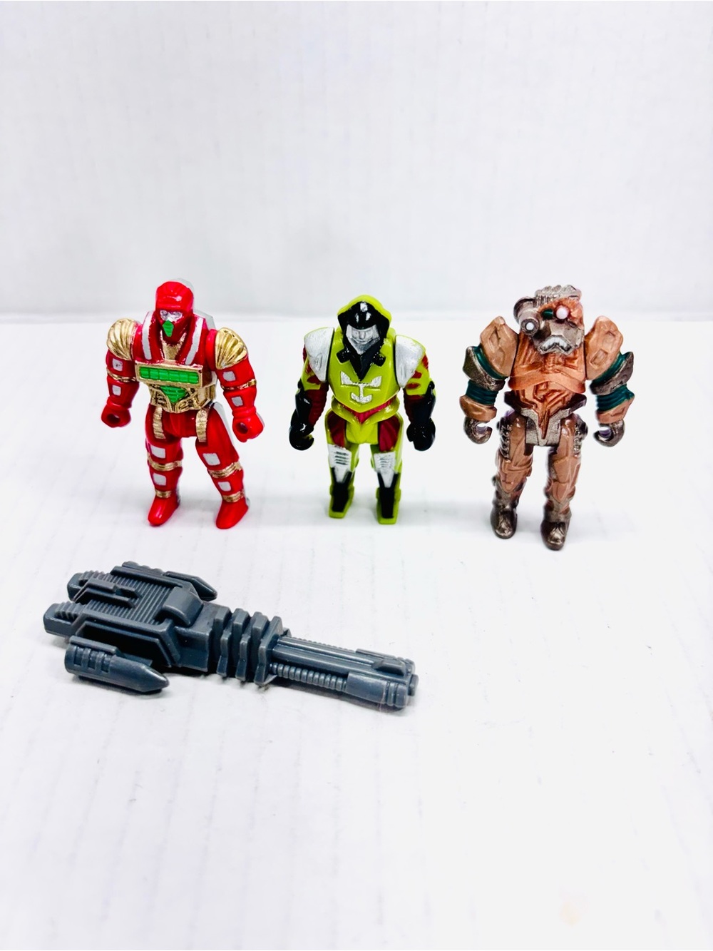 Vintage LOT OF 3 1989 Mattel Computer Warriors  2" Action Figure